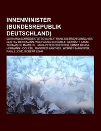 Cover von Innenminister (Bundesrepublik Deutschland)