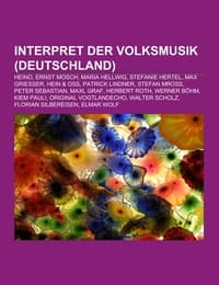 Cover von Interpret der Volksmusik (Deutschland)