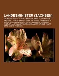 Cover von Landesminister (Sachsen)