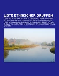 Cover von Liste ethnischer Gruppen