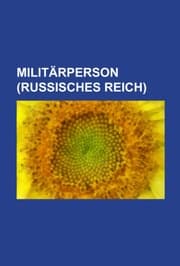 Cover von Militärperson (Russisches Reich)