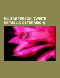 Cover von Militärperson (Zweite Republik Österreich)