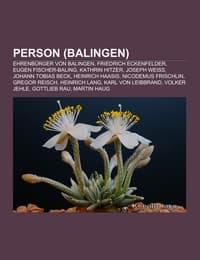 Cover von Person (Balingen)