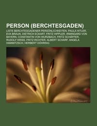 Cover von Person (Berchtesgaden)