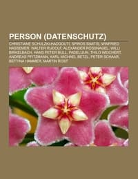Cover von Person (Datenschutz)