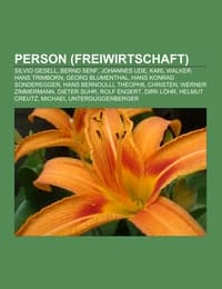 Cover von Person (Freiwirtschaft)