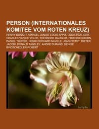 Cover von Person (Internationales Komitee vom Roten Kreuz)