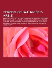 Cover von Person (Schwalm-Eder-Kreis)