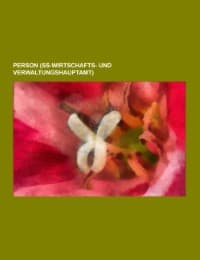 Cover von Person (SS-Wirtschafts- und Verwaltungshauptamt)