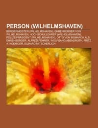 Cover von Person (Wilhelmshaven)