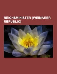 Cover von Reichsminister (Weimarer Republik)