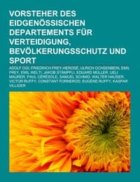 Cover von Vorsteher des Eidgenössischen Departements für Verteidigung, Bevölkerungsschutz und Sport