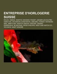 Cover von Entreprise d'horlogerie suisse
