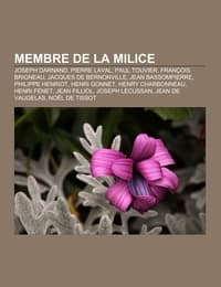 Cover von Membre de la Milice