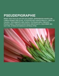Cover von Pseudepigraphie