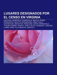 Cover von Lugares designados por el censo en Virginia