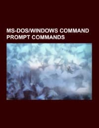 Cover von MS-DOS/Windows Command Prompt commands
