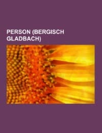 Cover von Person (Bergisch Gladbach)