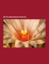 Cover von Mittelgriechische Sprache