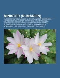 Cover von Minister (Rumänien)