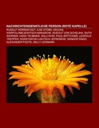 Cover von Nachrichtendienstliche Person (Rote Kapelle)