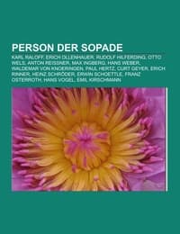 Cover von Person der Sopade