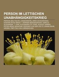 Cover von Person im Lettischen Unabhängigkeitskrieg