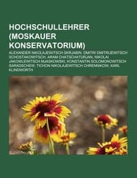 Cover von Hochschullehrer (Moskauer Konservatorium)