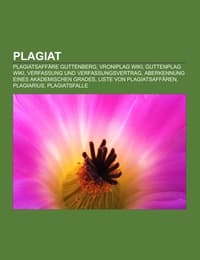 Cover von Plagiat