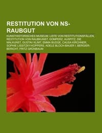Cover von Restitution von NS-Raubgut