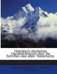 Cover von Hebräisch-deutsches Handwörterbuch über die Schriften des alten Testaments.