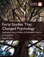 Cover von Forty Studies that Changed Psychology, Global Edition