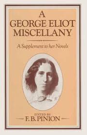 Cover von A George Eliot Miscellany