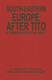 Cover von South-Eastern Europe after Tito