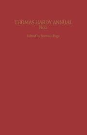 Cover von Thomas Hardy Annual No. 2
