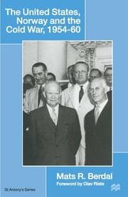 Cover von The United States, Norway and the Cold War, 1954-60