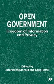 Cover von Open Government