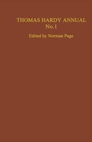 Cover von Thomas Hardy Annual No. 1