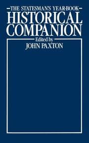 Cover von The Statesmans Year-Book Historical Companion