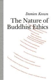 Cover von The Nature of Buddhist Ethics
