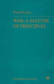 Cover von War: A Matter of Principles