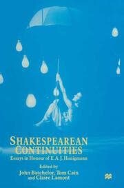 Cover von Shakespearean Continuities