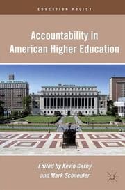 Cover von Accountability in American Higher Education