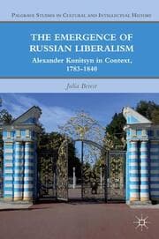 Cover von The Emergence of Russian Liberalism