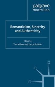 Cover von Romanticism, Sincerity and Authenticity