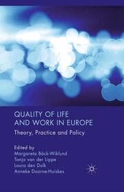 Cover von Quality of Life and Work in Europe
