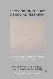 Cover von Recognition Theory as Social Research
