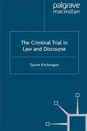 Cover von The Criminal Trial in Law and Discourse