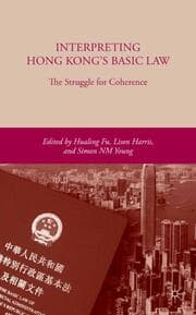 Cover von Interpreting Hong Kongs Basic Law: The Struggle for Coherence