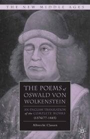 Cover von The Poems of Oswald Von Wolkenstein